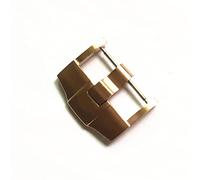 HCPGBGLBTF Hebilla duradera de la banda de reloj de acero inoxidable for AP 24mm Silver Black Rose Gold Metal Cepillado Metal Canda Correa Cierre de correa Accesorios Hebilla de mesa(Rose gold)
