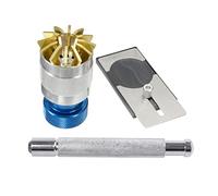HCPGBGLBTF Herramienta de reparación de tornillos for Watchmaker Crown Watch Winder 4.0mm & Crystal Lift Glass Cop GRATIS APERTURADOR Retire la plataforma de vidrio de reloj B Herramientas para la rep