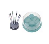 HCPGBGLBTF Kit for 9 Destornilladores 9 Base de reserva Lame for relojes Relojería Herramientas y 1x Movimiento de reloj Reparación Herramienta de reparación Tapa de polvo Herramientas para la reparac