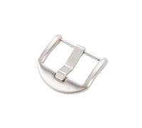 HCPGBGLBTF Moda universal Black Silver Watch Strap Buckle 18mm 20 mm 22 mm 304 Acero inoxidable LASSA de doble cara Compatible for Huawei Compatible for Samsung Hebilla de mesa(18mm Silver)
