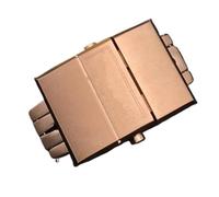 HCPGBGLBTF Reloj Accesorios adecuados for Ulysse Nardin Atenas Hebilla Cuerda de caucho Hebilla 316 Hebilla de mariposa de acero inoxidable 20mm Hebilla de mesa(Rosegold 20mm)