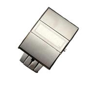 HCPGBGLBTF Reloj Accesorios adecuados for Ulysse Nardin Atenas Hebilla Cuerda de caucho Hebilla 316 Hebilla de mariposa de acero inoxidable 20mm Hebilla de mesa(Silver 20mm)