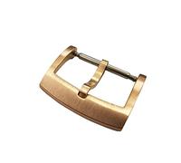 HCPGBGLBTF Reloj partes de la lengüeta de bronce sólido Cierre de la barra de la cinta completamente tirada Hebilla de mesa(18mm)