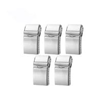 HCPGBGLBTF Reloj Partes Metal Pulsera Acero inoxidable Hebilla cepillada Sólido 18 mm 20 mm Adecuado compatible for relojes de 62mas Hebilla de mesa(20 mm 5 pcs)