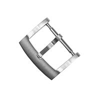 HCPGBGLBTF Reloj Piezas de acero inoxidable Hebilla Cinturón Hebilla Lengua Hebilla pulida 18 mm 20 mm 2.0 for barra de resorte Hebilla de mesa(18mm Brushed)
