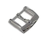HCPGBGLBTF Reloj Piezas Hebilla de acero inoxidable for correas Linda Hebilla pulida 18 mm 20 mm 2.0 for barras de resorte Hebilla de mesa(18mm Glossy)