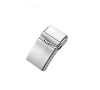 HCPGBGLBTF Reloj Pulsera Metal Pulsera Acero Inoxidable Hebilla Cepillada Sólido 18mm 20mm Watch Fit For62mas Hebilla de mesa(18 mm 1 pcs)