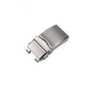 HCPGBGLBTF Reloj Pulsera Metal Pulsera Acero Inoxidable Hebilla Cepillada Sólido 18mm 20mm Watch Fit For62mas Hebilla de mesa(New 18 mm 1pcs)