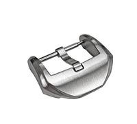 HCPGBGLBTF Relojes Piezas Hebilla de acero inoxidable for correas Hebilla de lengüeta Cepillada completamente 20 mm 3.0 for barras de resorte Hebilla de mesa