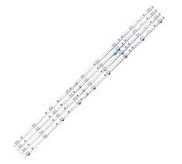 HCPGBGLBTF Tira de retroiluminación LED 9 lámparas for CT-8250 UHD K50DLX9US PU50S7XL MS-L1255 V7 CX500DLEDEM HL-00500A30-0901S-04 50LEM-1027/FTS2C 1070 retroiluminación led de televisión