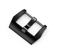 HCPGBGLBTF Tornillo de acero inoxidable del tornillo de acero inoxidable correa de correa 18 mm 20 mm 22 mm accesorio de hebilla de plata negra Hebilla de mesa(18mm Silver)