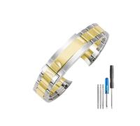 HCPHCVEVVK Ajuste for correa de reloj de acero inoxidable Rolex Submariner 116610 apto for correa de reloj verde fantasma de agua negra cadena masculina correas de reloj de 20mm(All Gold (LG)-Z9,20mm-