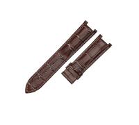 HCPHCVEVVK Ajuste for Gucci Ajuste for Guess 20x11 22x13 mm Doble hebilla de presión Cuero Ya133309 Cómoda correa de reloj con interfaz cóncava transpirable(Brownbrown-No buckle,20x11mm)