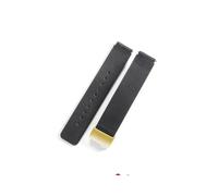 HCPHCVEVVK Ajuste for Spaceman Dial apto for Huawei B6 reemplazar correa de reloj B2 B3 B5 pulsera deportiva inteligente B5 hombres mujeres 18 16mm correa de reloj(Black-Golden,16mm)