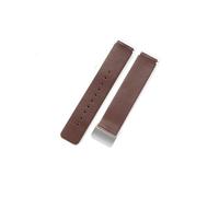 HCPHCVEVVK Ajuste for Spaceman Dial apto for Huawei B6 reemplazar correa de reloj B2 B3 B5 pulsera deportiva inteligente B5 hombres mujeres 18 16mm correa de reloj(Brown-Steel,20mm)