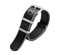 HCPHCVEVVK Correa de nailon de primera calidad, 20 mm, 22 mm, universal, deportiva, militar, for cinturón de seguridad, pulsera apta for Seiko, apta for Rolex, apta for accesorios de reloj Omega(Beige