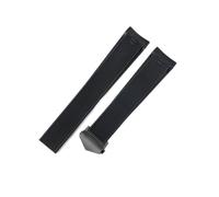 HCPHCVEVVK Correa de reloj con hebilla de acero inoxidable sólido, cómoda y transpirable, de goma, apta for Racing 300 F1, serie 43/41mm, 22mm(Black-Black-Z5(3.0))