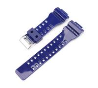 HCPHCVEVVK Correa de reloj de resina apta for Fit for G-SHOCK GA-100/110/120/140/200/700 GD-100/120 G-8900 GW-8900 pulsera de correa de silicona brillante mate(Glossy Royal blue)