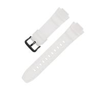 HCPHCVEVVK Correa de silicona for reloj Casio MCW-100H/W-S220 H/Hdds100, interfaz convexa, suave, multicolor, deportiva, de resina(White-Black-K5)