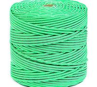 Hcs - Cuerda polipropileno trenzado 5mm blanco/verde 200mts
