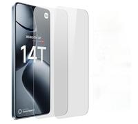 HCT STYLE Protector de Pantalla de Cristal Templado para Xiaomi 14T [6,67”] [2 Unidades], Dureza 9H, Antiarañazos, Alta Transparencia, Fácil Instalación