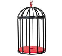 HCUDFN Jaula colgante for bondage, muebles sexuales SM, jaula for pájaros con consolador y ventosa, muebles sexuales for entrenamiento BDSM for hombres y mujeres.