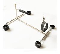 HCUDFN Máquina sexual SM con barra separadora de acero inoxidable y consolador, tapón anal, esposas de cuero, tobilleras, collar, juguetes sexuales for mujeres y parejas.
