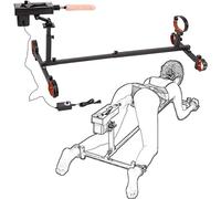 HCUDFN Silla sexual BDSM, consolador ajustable y esposas/muñequeras + esposas for tobillos, de sujeción, juguetes sexuales for mujeres y parejas.(A)