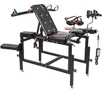 HCUDFN Silla sexual SM con máquina sexual multifuncional: esposas y tobilleras, juguetes sexuales for parejas.