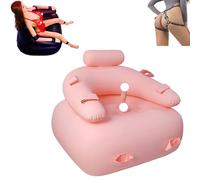HCUDFN Sofá sexual inflable BDSM con consolador, sillón sexual, juguetes sexuales for mujeres y parejas.(Pink Rosa,B)