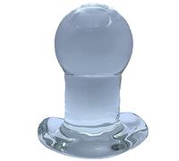 HCUDFN Tapón anal de vidrio, consolador de cristal, consolador de vidrio, juguete sexual for masturbación de próstata, punto G y vagina for mujeres y hombres.