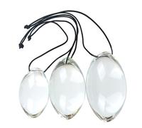 HCUDFN Tapón anal de vidrio SM, consolador anal, bolas anales, juguetes sexuales anales vaginales for hombres y mujeres(Ø 3cm)