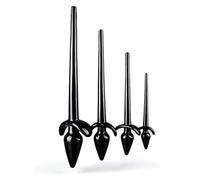 HCUDFN Tapón anal superlargo con forma de cola de perro, juguete sexual for masaje de próstata, dilatador anal, juguetes sexuales for hombres, mujeres y parejas.(Schwarz-xl)