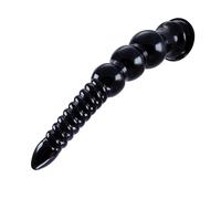 HCUDFN Tapón anal superlargo de 31,5 cm, consolador anal grande con ventosa, juguete sexual for hombres y mujeres.(Schwarz)