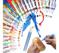 Hcunbsu Juego de 24 lápices de cera para velas, lápices de 10 ml, juego de pintura para velas, juego para hacer velas (24 colores-A)