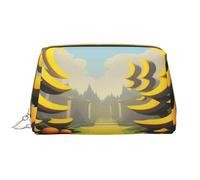 HCVXBSA Bolsa de maquillaje para mujer, artículos de tocador Showe, cepillo para el cuidado de la piel, organizador de viaje, bolso grande de maquillaje, accesorios, el camino que conduce al cielo
