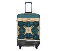 HCVXBSA Funda protectora elástica lavable para maleta, The Gate of Aika, funda para maleta, accesorios de viaje de 18 a 32 pulgadas, Negro -, L