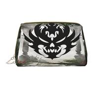 HCVXBSA Neceser de maquillaje para mujer, cepillo para el cuidado de la piel, organizador de viaje, bolso grande para maquillaje, accesorios, gladiator Arena, Blanco, Talla única