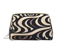 HCVXBSA Neceser de maquillaje para mujer, cepillo para el cuidado de la piel, organizador de viaje, bolso grande para maquillaje, accesorios, Vortex in the forest, Blanco, Talla única