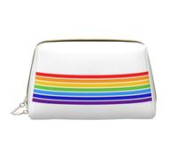 HCVXBSA Neceser de maquillaje para mujer, cepillo para el cuidado de la piel, organizador de viaje, bolso grande para maquillaje, accesorios, la bandera judía, Blanco, Talla única