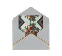 HCVXBSA Tarjetas en blanco de granada con sobres para todas las ocasiones, nota brillante de primera calidad para cumpleaños, Navidad, boda, 4 x 6 pulgadas