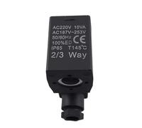 HCVYQMMJ 1 Uds Bobina electromagnética AC 220V 10VA 187-253V DC 24V 6,5 W 21,6-26,4 V 2/2 vías diámetro Interior 11mm Altura 40mm(AC220)