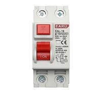 HCVYQMMJ 10 Unidades, 2P, 32 A, 10/30/100/300 mA, Tipo A, RCCB, RCD, ELCB, Interruptor diferencial de Corriente Residual electromagnética, Interruptor de Seguridad.(63A,2P 30mA)