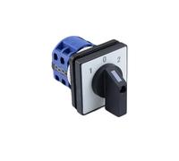 HCVYQMMJ Interruptor Universal LW26-20, 1/2/3/4/5, inversor de unión, 20 A, versátil, 440 V, 20 A, Interruptor de Corte 1-0-2(2 Section)