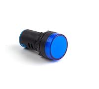 HCVYQMMJ Micro Interruptor 1 Uds. 12V 24V 220V 380V 22mm Montaje en Panel LED indicador de Potencia luz de señal Interruptor de lámpara lámpara de señal(BLU,36v)