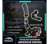 HCXLELD Sim Racing Freno de mano, G29 G923 T300 Rueda de carreras compatible con PS4/PS5, G920 G923 TX Rueda de carreras compatible con Xbox Series X/S, todas las ruedas de carreras para Windows