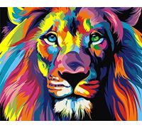 HCYEFG Puzzle 1000 Piezas, León Colorido, para Niños Y Adultos, Gran Regalo Educativo, 75X50Cm