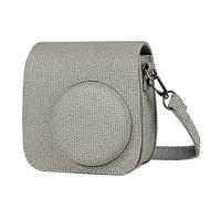 HCZION Ajuste for Fujifilm Fit for Instax Mini Camera Case Bag PU Cubierta de Cuero con Correa for el Hombro for instax Mini 9 8 8+ Fit For Instant Fit for cámaras de película Case (Color : Light Gre