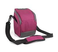 HCZION Case de Bolsas de cámara Impermeable for Canon EOS M100 M50 M10 M6 M5 M3 M Disparo de energía G5 x SX540 SX530 SX520 SX510 SX500 HS SX430 SX420 IS (Color : Purple)