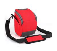 HCZION Case de Bolsas de cámara Impermeable for Canon EOS M100 M50 M10 M6 M5 M3 M Disparo de energía G5 x SX540 SX530 SX520 SX510 SX500 HS SX430 SX420 IS (Color : Red)